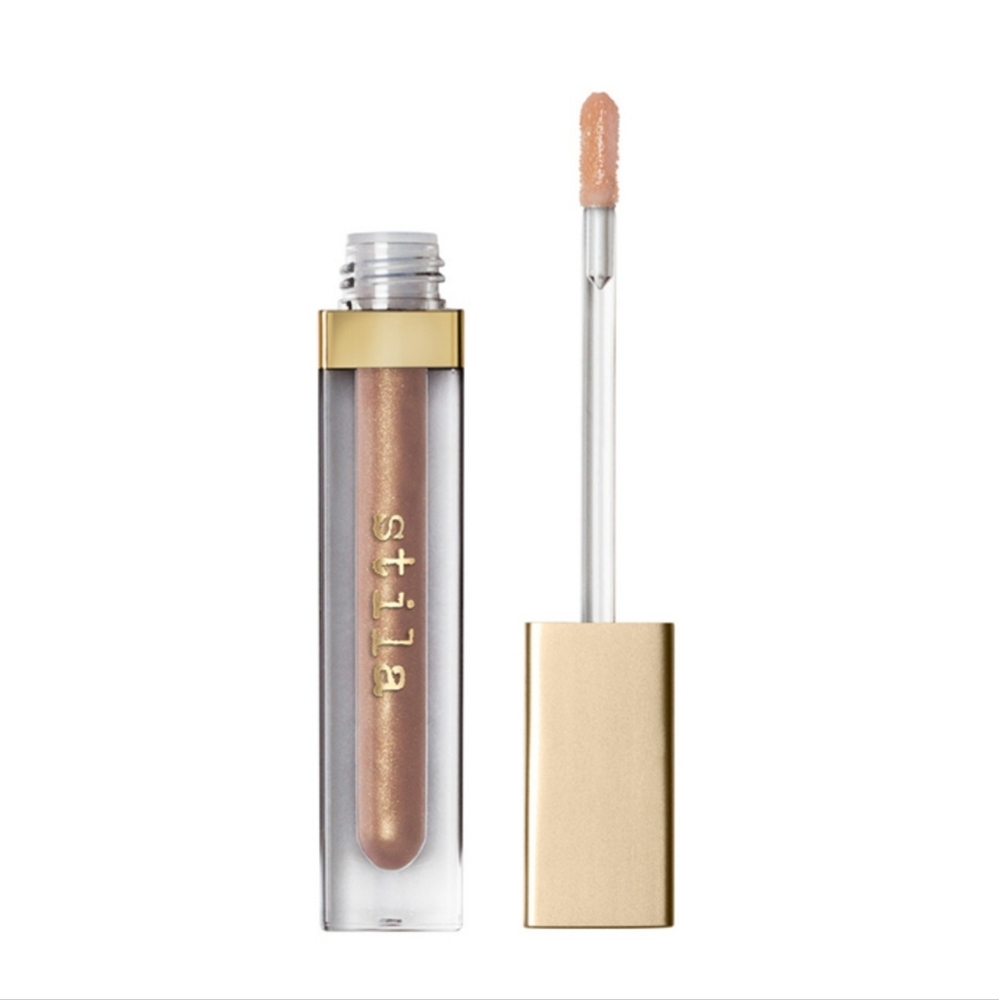 Stila Beauty Boss Lip Gloss Golden Parachute Shimmer Nude Gold BNWOB - Picture 1 of 5